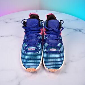 Nike LeBron Witness VII Hyper Royal Pink Black Men's Basketball Shoes DM1123-400